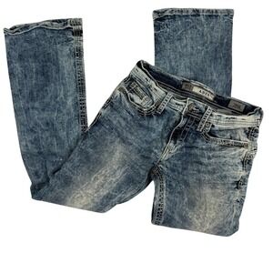 BKE Aiden 25S Boot‎ Stretch Jean Bleach Wash & Hand Sanding Design Women's